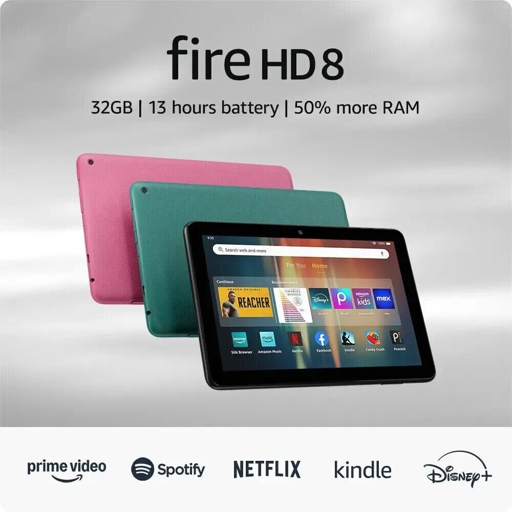 NEW SEALED Amazon Fire HD 8 tablet Latest MODEL HD Display 64GB - BLACK