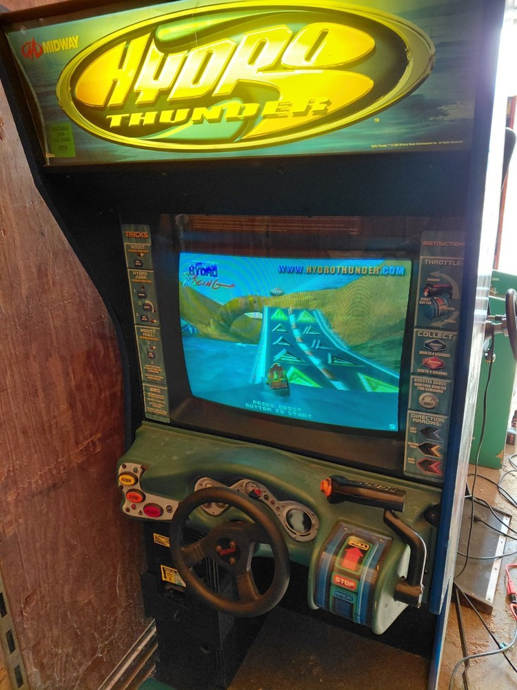 Midway Hydro Thunder Fullsize Arcade Coin-op Working