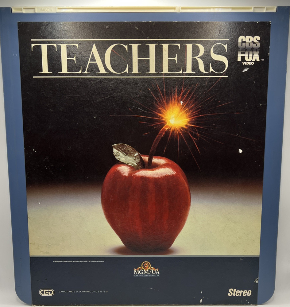 Teachers CBS/FOX Video CED Videodisc