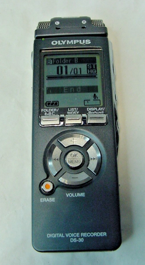 OLYMPUS DIGITAL VOICE RECORDER DS-30