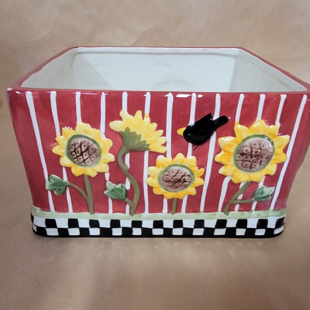 Holiday Time Dolomite Barn Cookie Jar, NIB