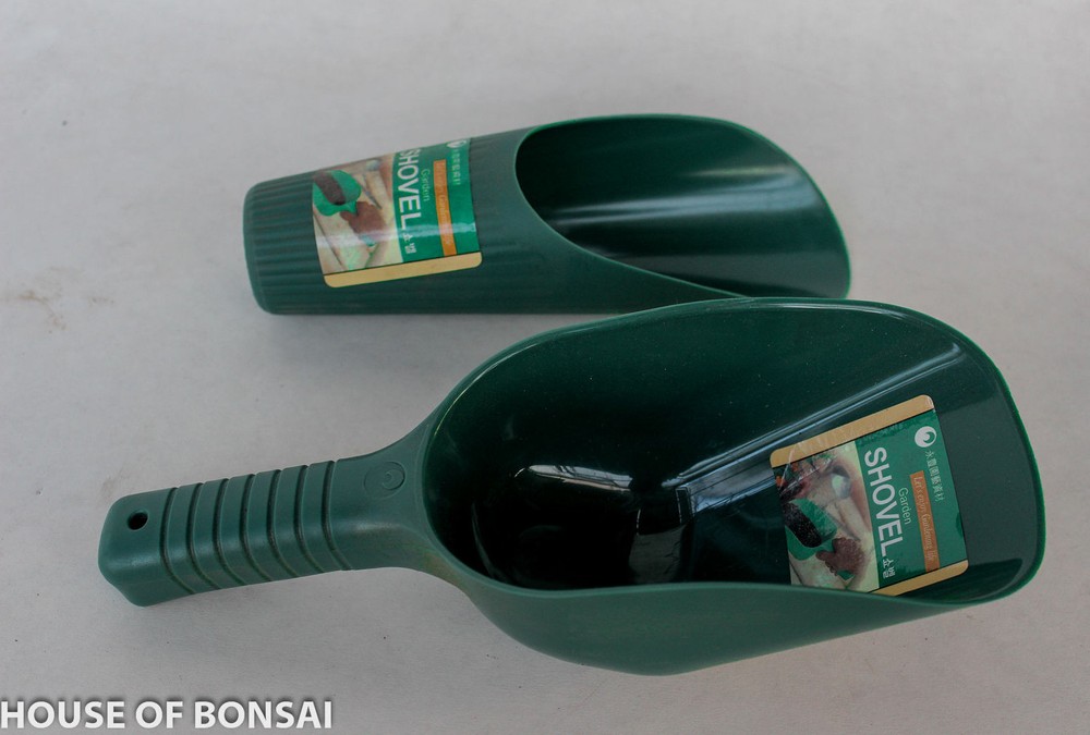 Soil scoop set for bonsai tree /  UV durable, medium duty for repotting & mixing