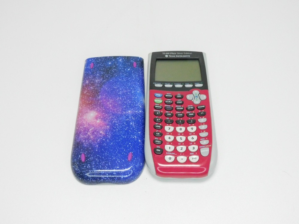 TI-84 Plus Graphing Calculator Silver Edition Pink - Tested - Texas Instruments