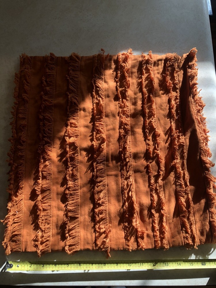 Orange pillowcase cushion cover