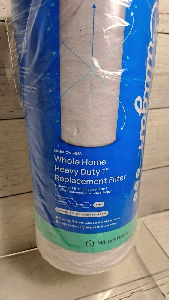 Culligan CW5-BBS Whole Home Heavy Duty 1" Water Filter Replacement, Extra Fine