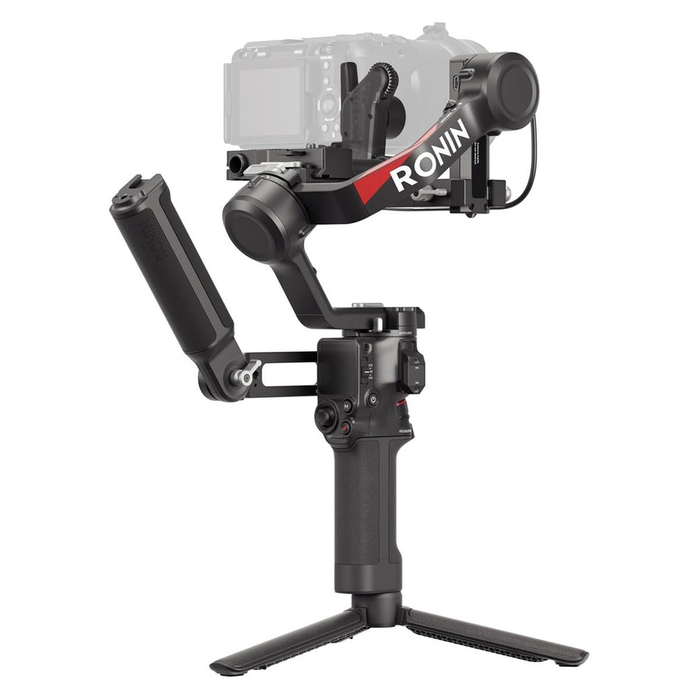 DJI RS 4 Combo, Bundle with On-Camera LED Light, Shotgun Microphone and Backpack
