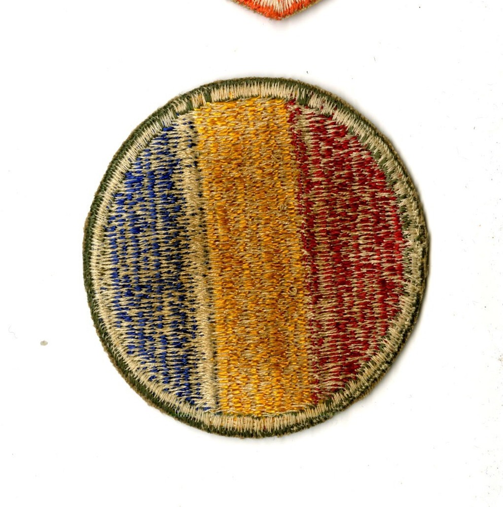 Replacement and Schools Command White Back Patch WWII Original