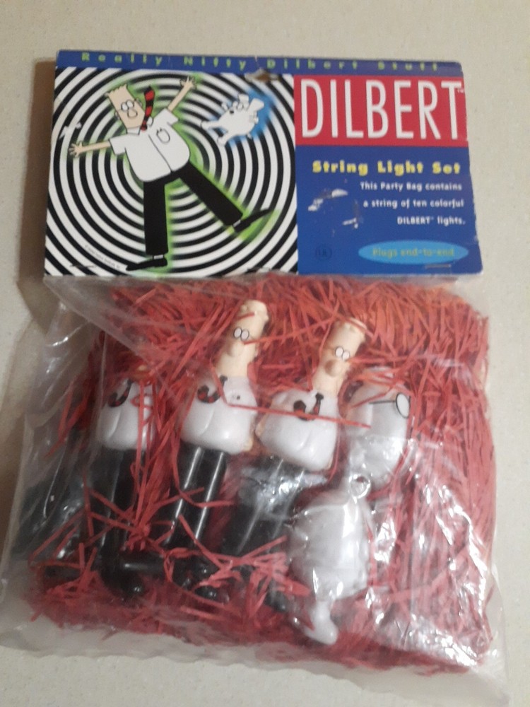 Vintage Primal Lite Fun Lights Dilbert 12ft