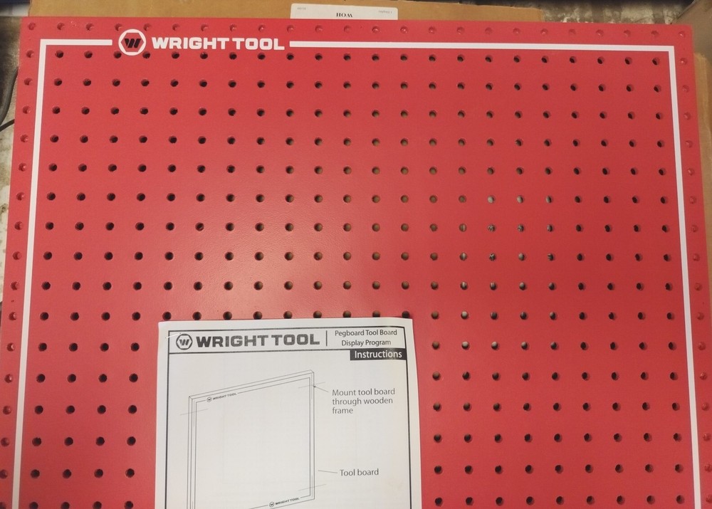 New. Wright Tool D938B PEGBOARD ONLY, No Hooks