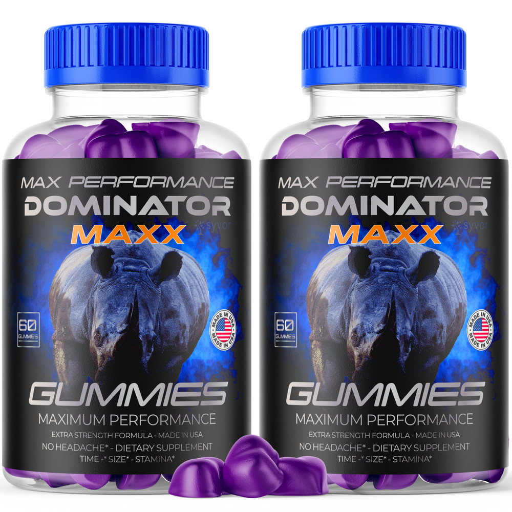 Dominator Maxx Gummies For Men, Advanced Performance Supplement 120 Gummies
