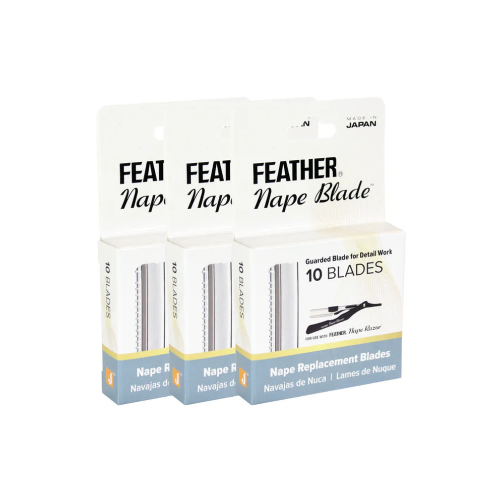 Feather Replacement Nape Value Pack Blades 30pcs + 2oz Blade Glide Plus
