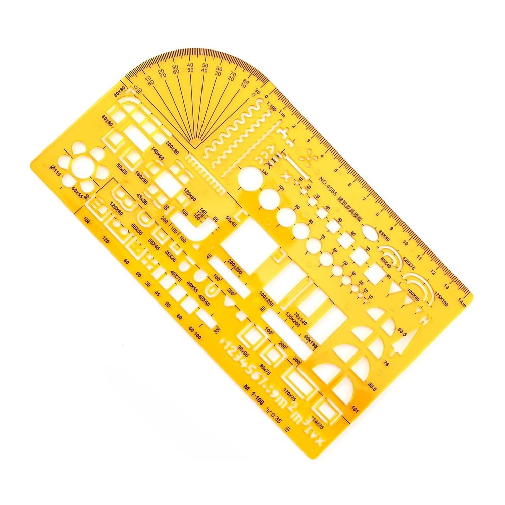 Drawing Template Ruler Architecture Template Architectural Design Drawing Rul...