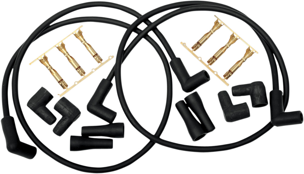 COMPU-FIRE 8mm Spark Plug Wire Set - 41" Black 40200