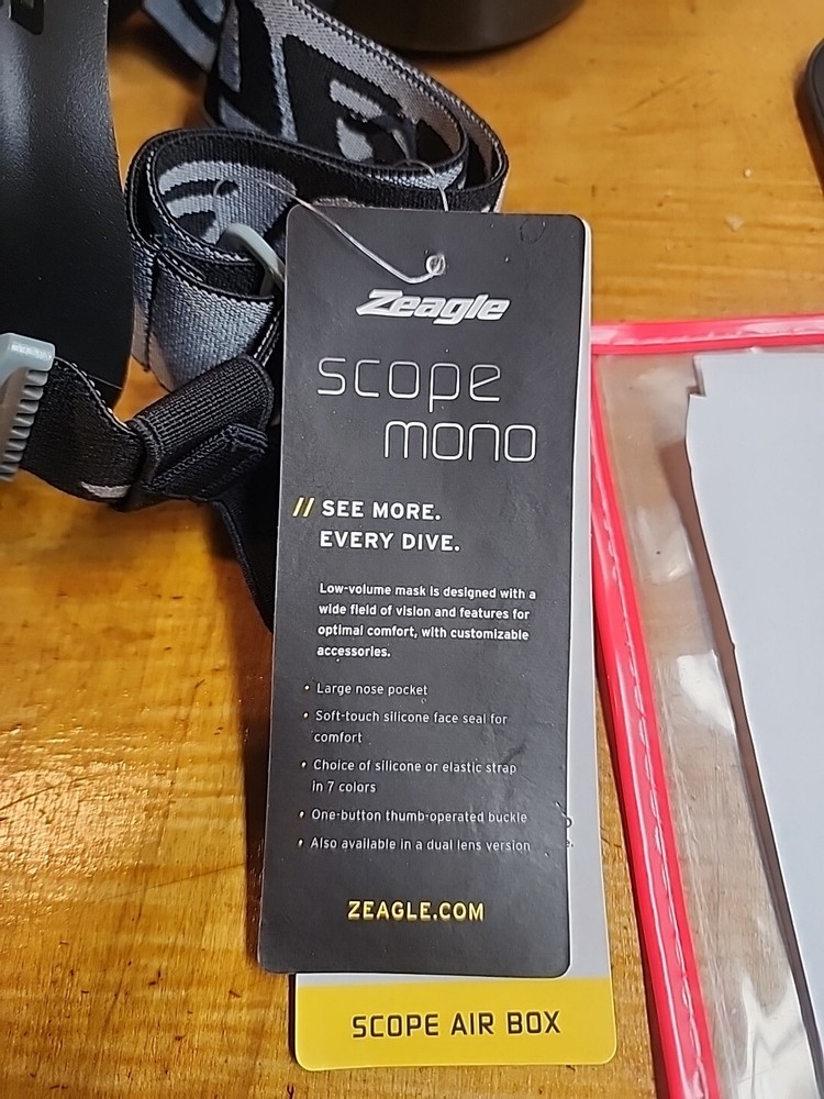 Open Box Zeagle Scope Mono Mask