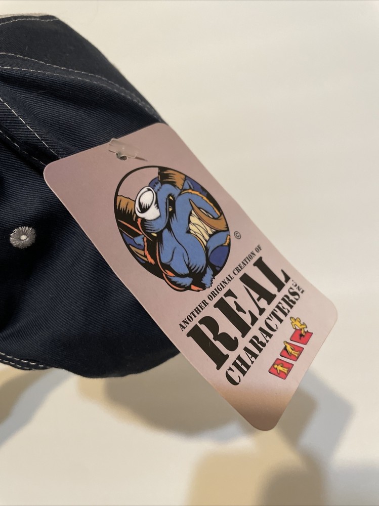 NWT YOUTH Real Characters Inc. NAVY SnapBack Hat