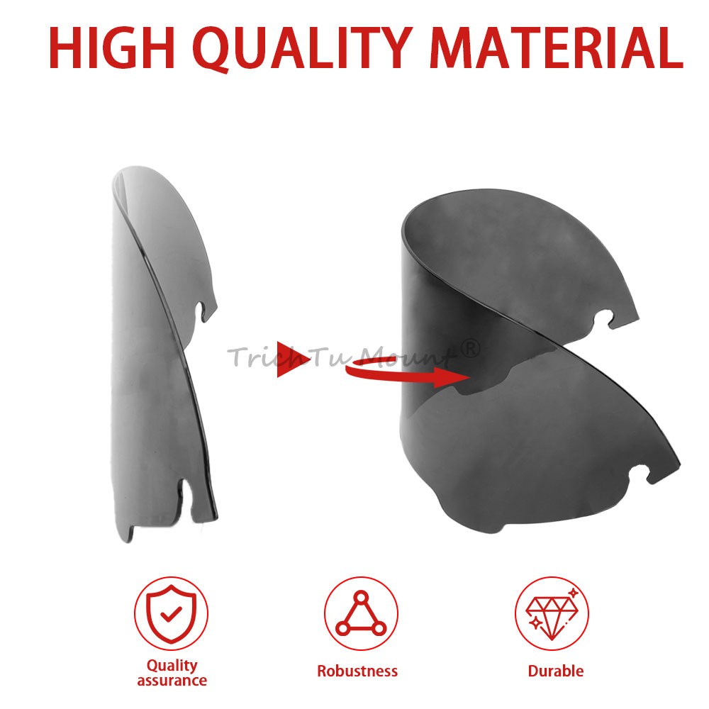 7" Batwing Windshield Windscreen for Harley Electra Glide Standard FLHT 1996–09