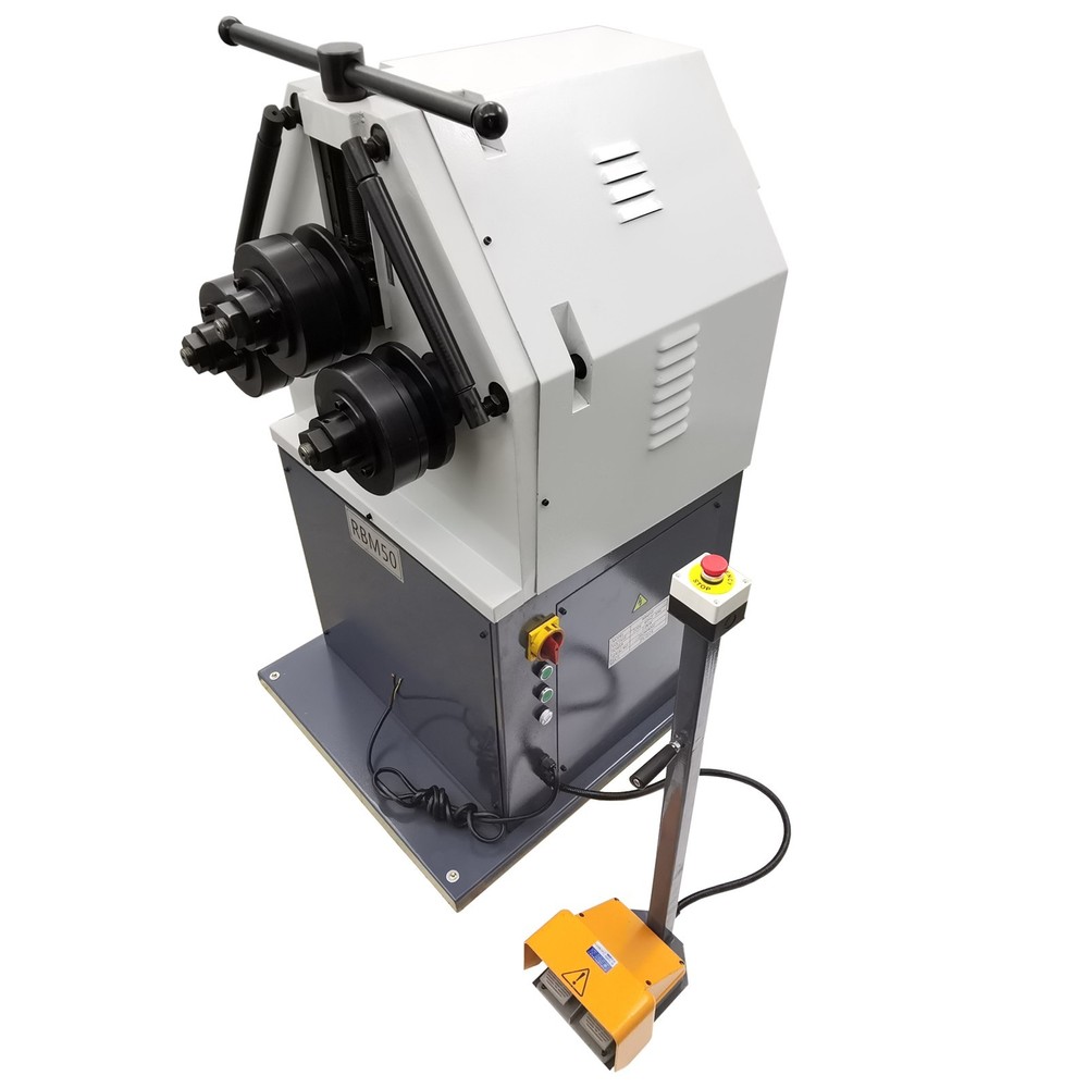 3 Rollers Industrial Electric Roll Bending Machine φ2" Ring Roller 220V