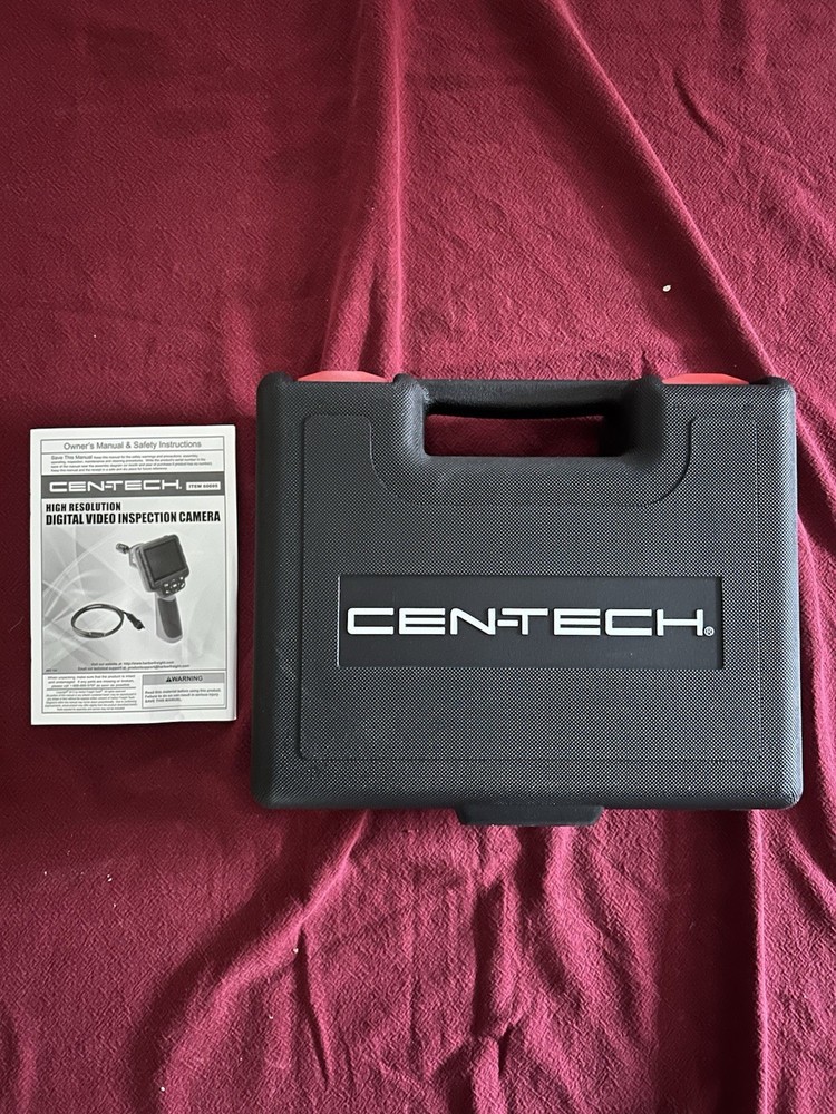 Cen-Tech Digital Inspection Camera and Case High Resolution