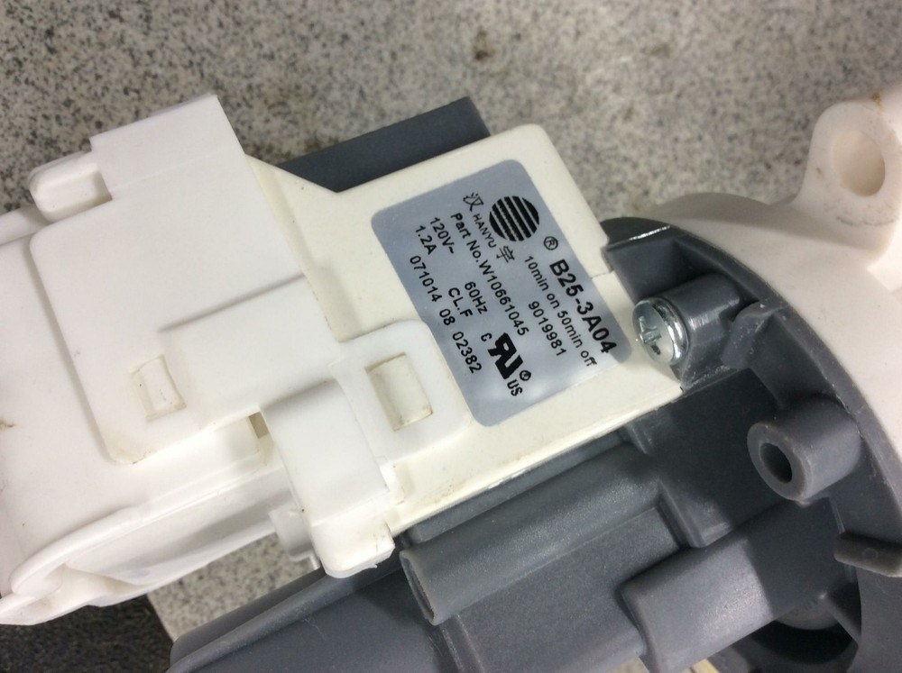 WHIRLPOOL WASHER CIRCULATION PUMP part# w10661045