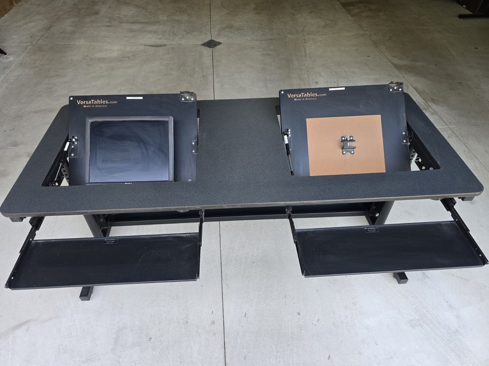 VersaTables Revolution Height Adjustable Computer Classroom Desk Table Lab