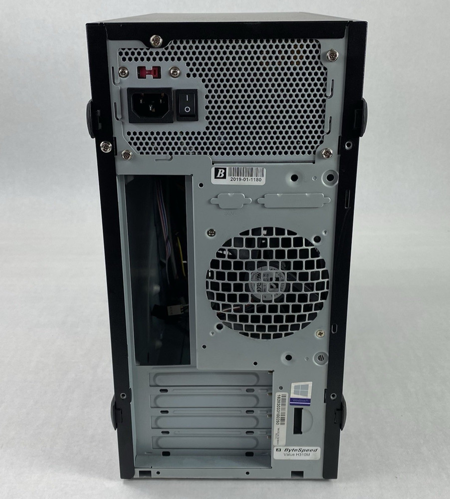 ByteSpeed H310M ATX Mid Tower Computer Case with 350W Power Supply