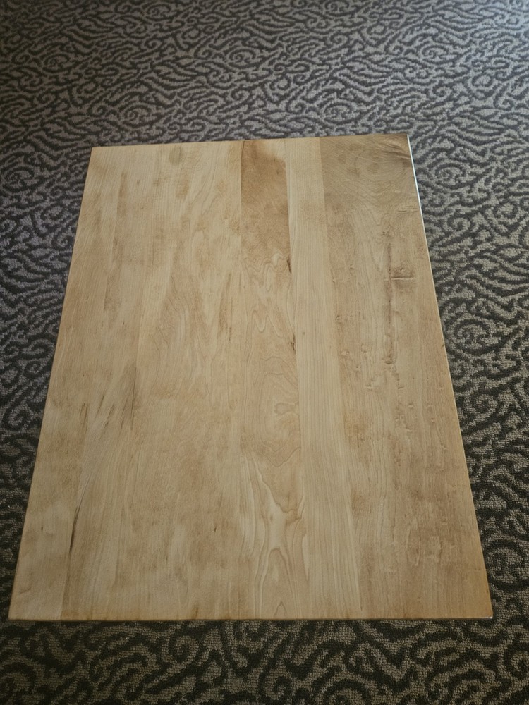 Restored Vintage Mid-Century Maple Planner Group End Table