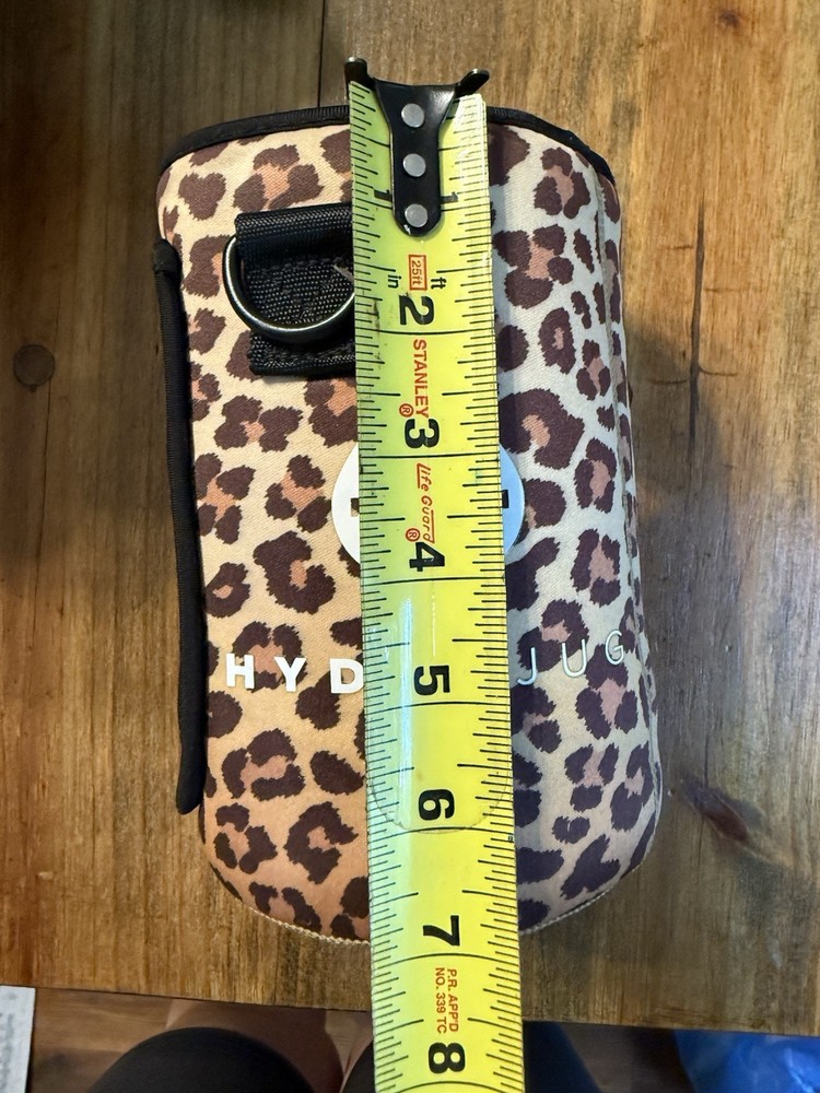 HydroJug Black Leopard Carrying Sleeve For 73oz Jug
