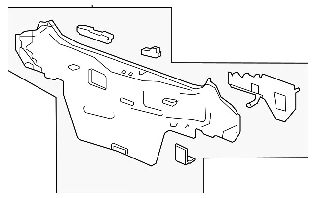 Genuine GM Rear End Panel 42763626