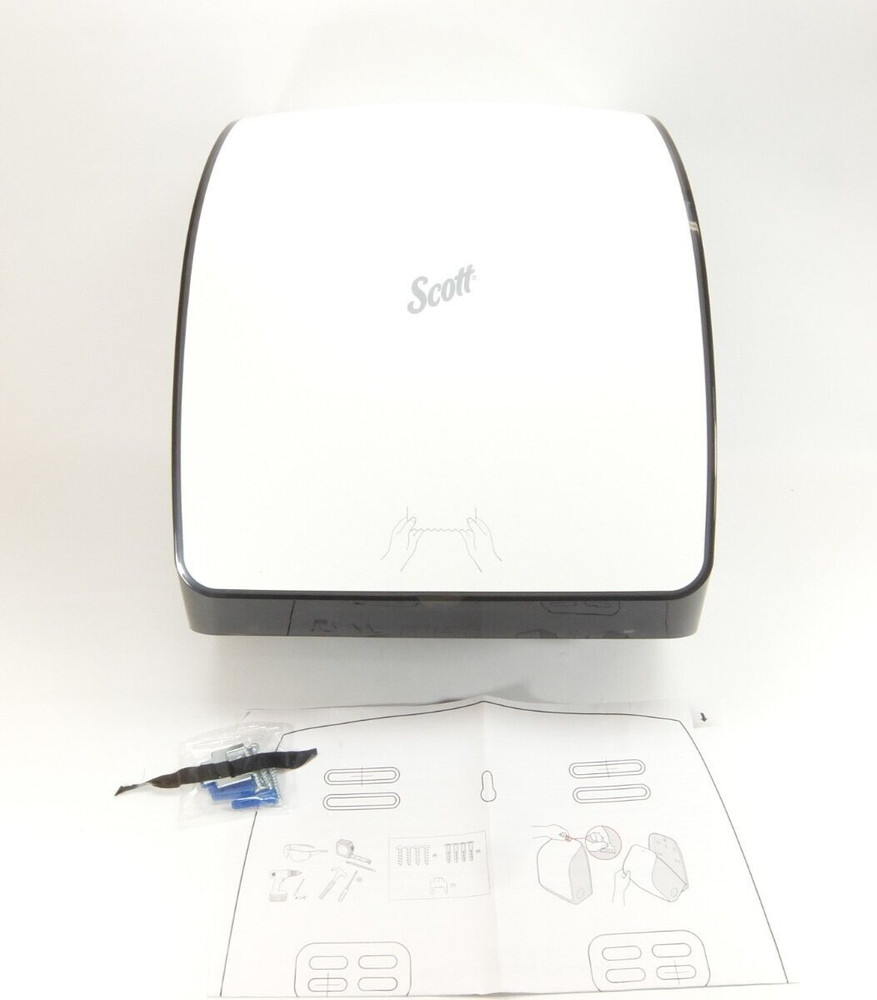 Scott 47071 Control Slimroll Manual Towel Dispenser  WHITE