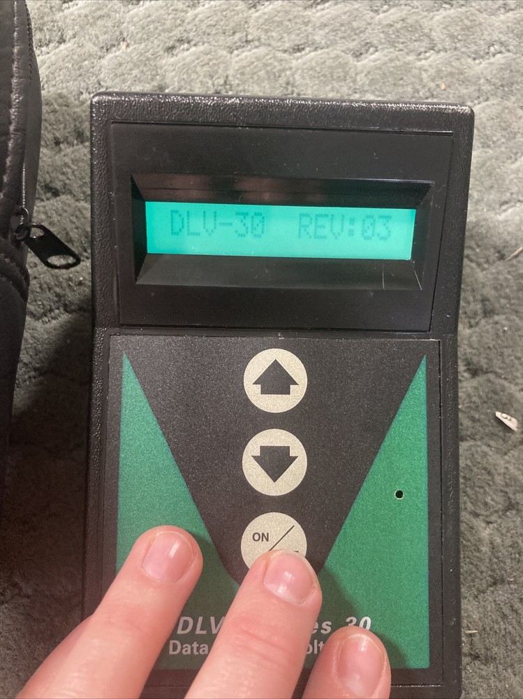 Data Logging Voltmeter Voltlogger With Case DLV-30 Battery Voltage Used