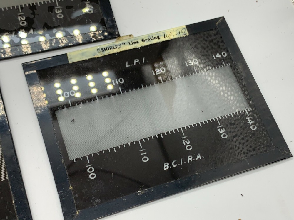 Grating [ Line Grating ] Shirley Developments PROCESS CONTROL SET MEASURE SLIDES