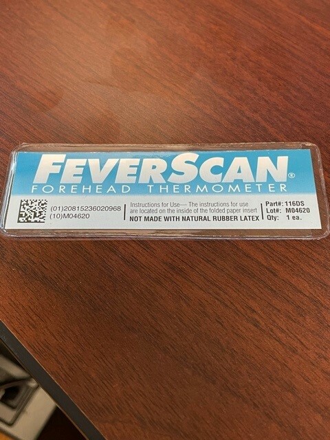 Feverscan reusable forehead thermometer (25pcs)