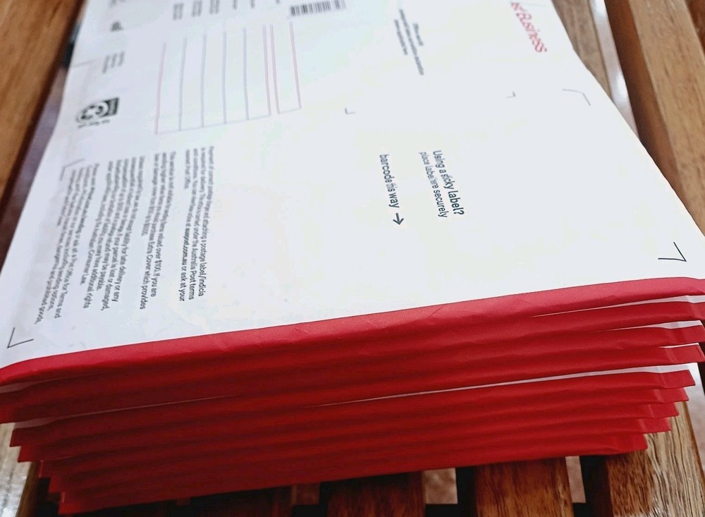 10x Australia Post Extra Small Flat Rate Padded Mailer Austpost No Postage