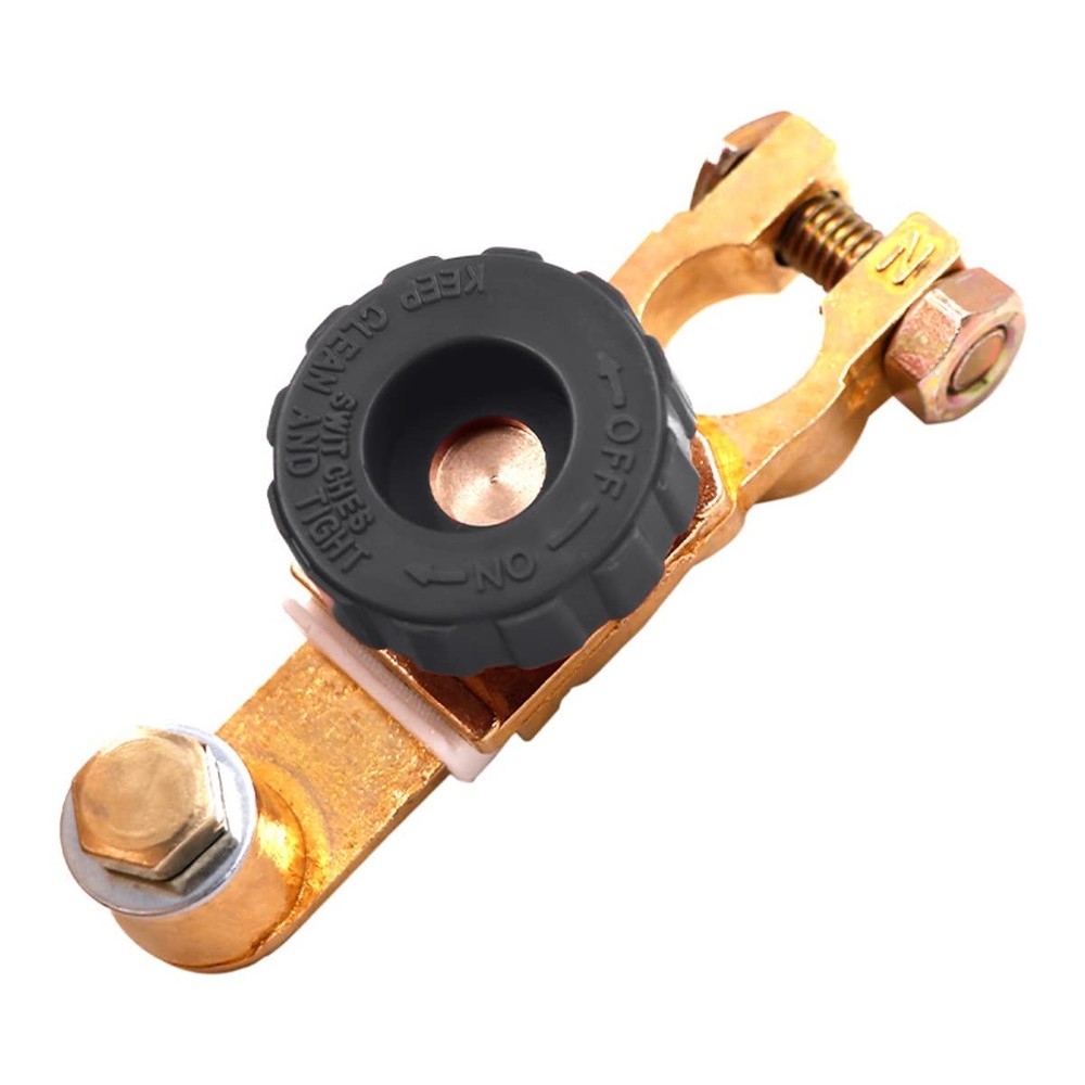 Top Post Battery Disconnect Switch - Quick Cut Off Black