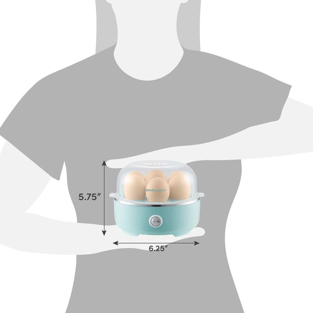 EGC115M Easy Egg Cooker Electric 7Egg Capacity, Soft, Medium, HardBoiled Egg ...