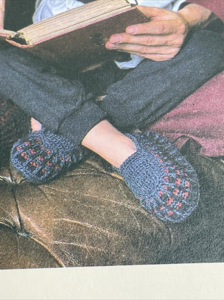 Marshall Cavendish Father & Son Slippers Crochet Pattern
