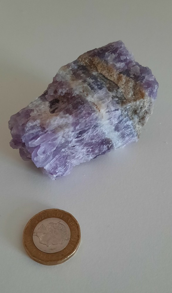 Amethyst Raw Chevron Specimen Crystal 142g