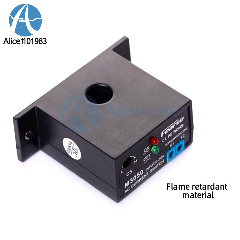 PC Flameproof Adjustable AC Current Sensing Switch Self-Powered Sensing Switch