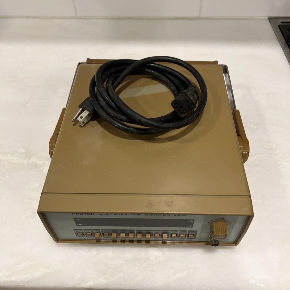 Protek Frequency Counter B-808 Multifunction electronic test equipment Powers On