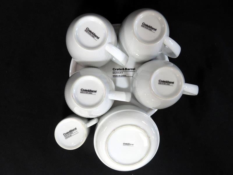 Crate & Barrel White Dinnerware China