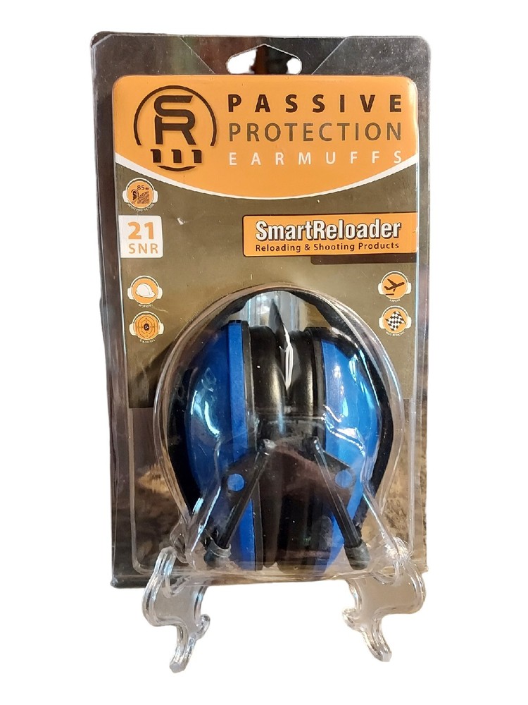 SmartReloader SR11 Passive Protection Earmuffs Blue Black