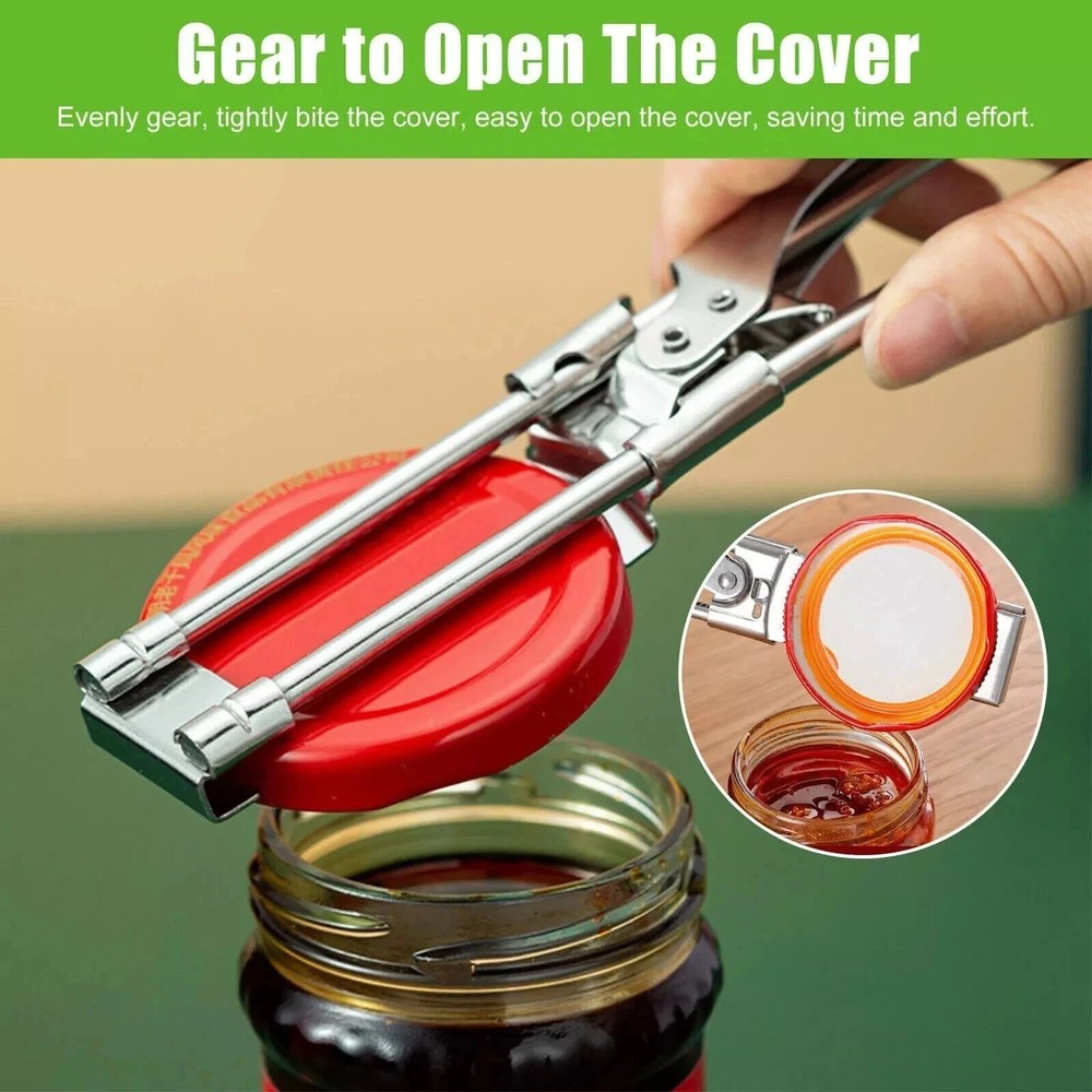 Master Opener– Adjustable Multifunction Jar & Bottle Opener Stainless Steel Tool