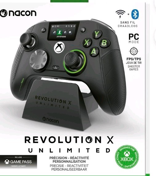 NACON Revolution X Unlimited Advanced Precision Controller Officially Black