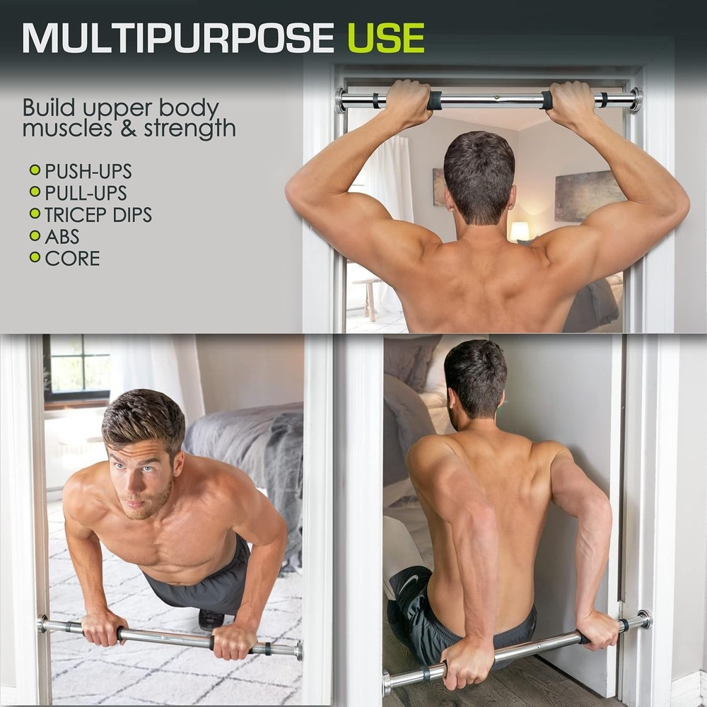 Versatile Multi-Use Pull-Up Bar with Adjustable Width for Maximum Home Training