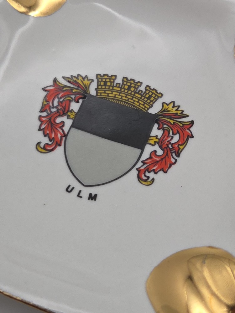 Vintage German Miniature Ashtray - ULM - 3"