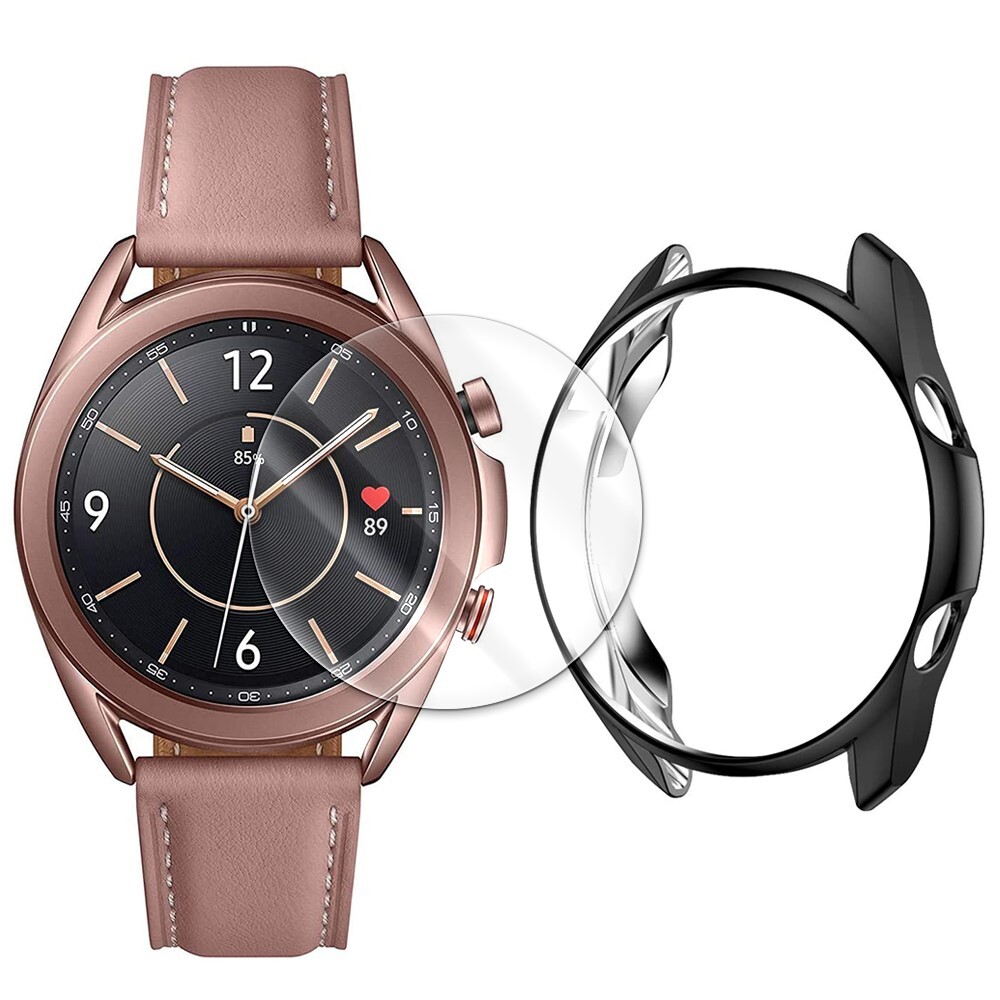 Soft Screen Protector & Shockproof PC Cove Case Fits Samsung Galaxy Watch 3 45mm
