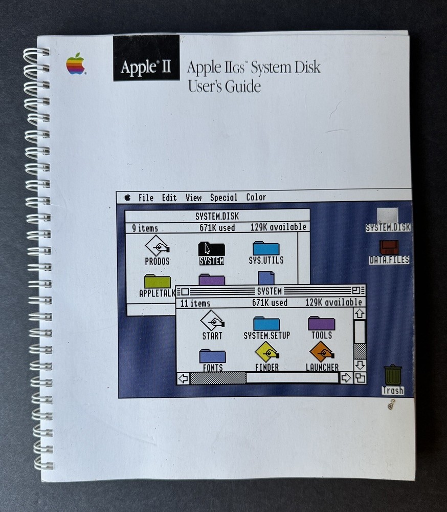 Apple II Apple IIGS System Disk User's Guide Macintosh