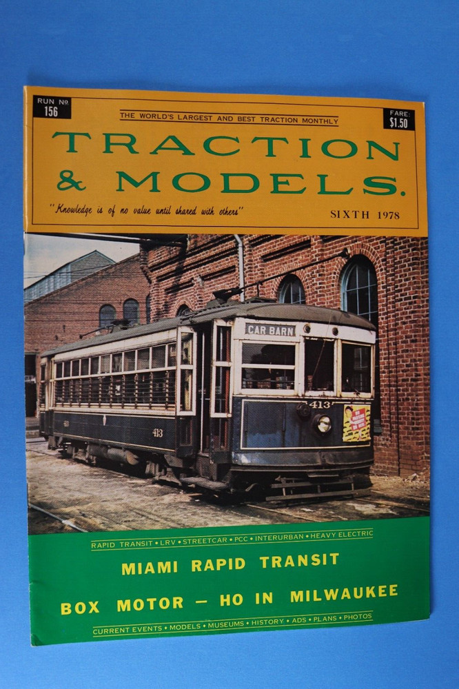 1978 Traction & Models Vintage Magazine 11 Issues Missing December