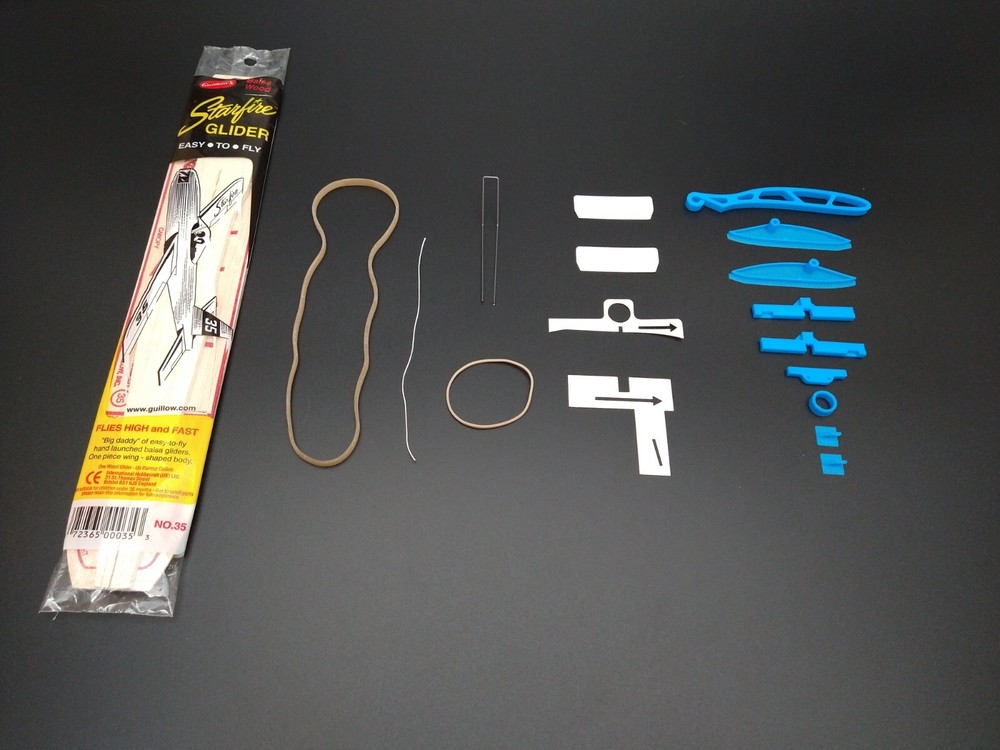 Guillow's Starfire Balsa Folding Wing kit - Jim Walker Interceptor inspired