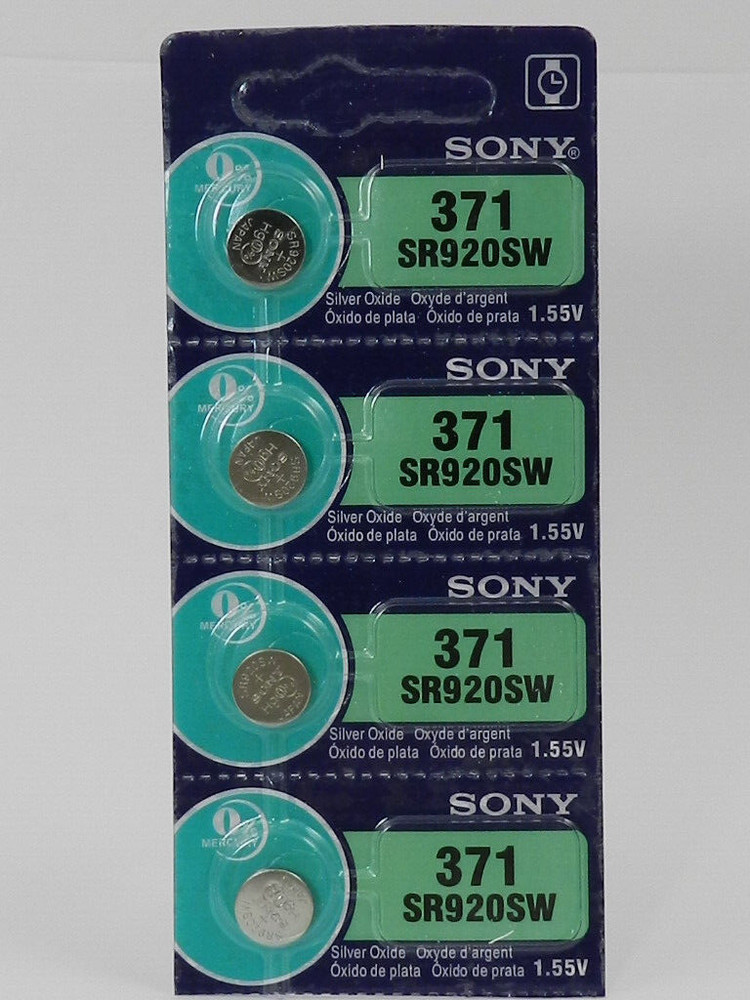 371 Sony   SR920SW Watch Battery  4Pc    (Exp. 10/2028)